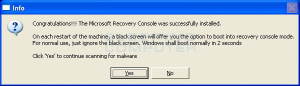 recovery-console-installed